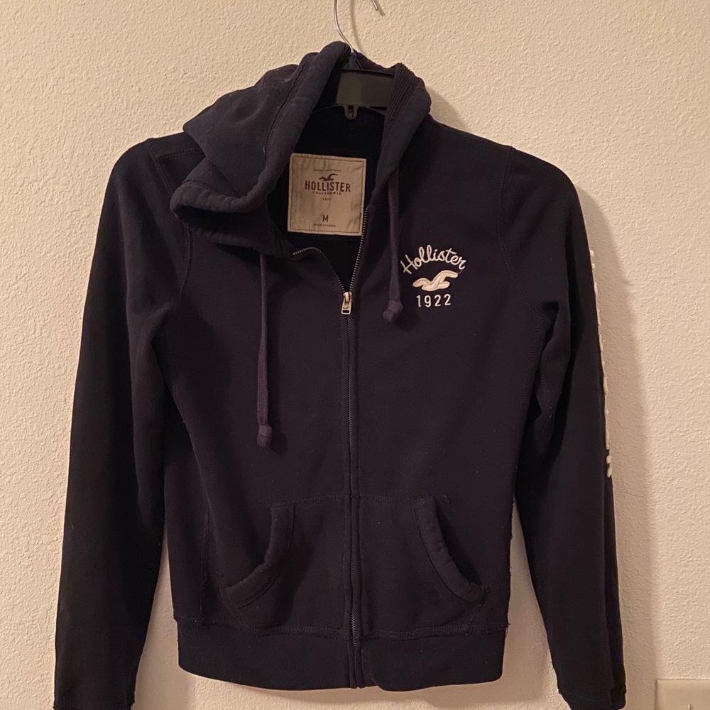 Hollister zip up hoodie